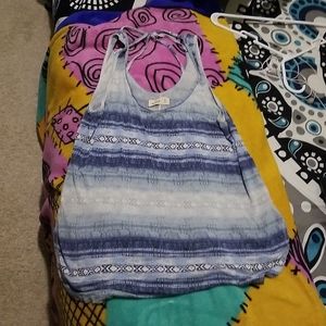 Blue Hollister tank top